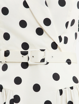 Maisie Midi Dress - Polka Dot Print