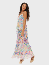 Jasmine Tiered Ruffled Skirt - Fairy Dust