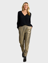 Beluca Straight Leg Trousers - Gold