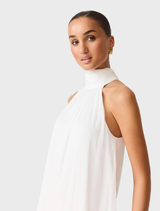 Evelin Halter Gown - White