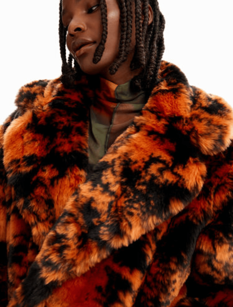 State Fur Jacket - Rust