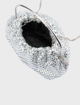 Whitney Crystal Top Handle - Silver