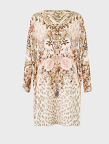 Side Split Jersey Tee - Aranjuez Animalia