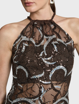 Monique Top - Chocolate Silver