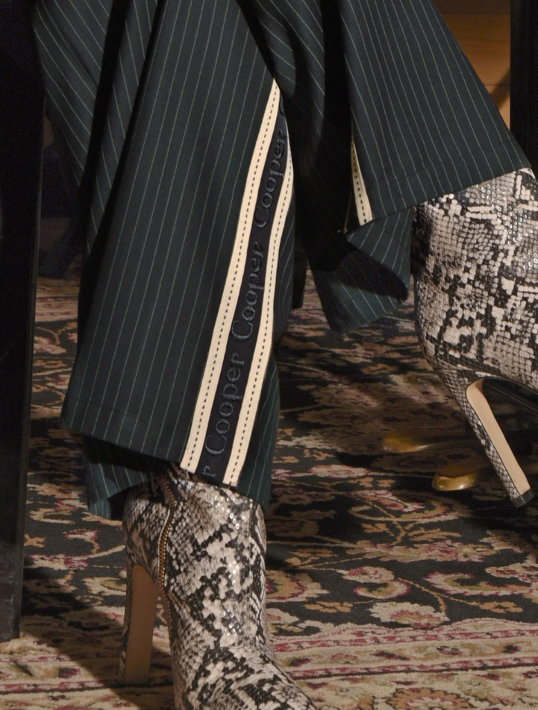 Back To Track Pant - Ink Pinstripe