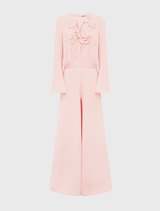 Leanne Applique Jumpsuit – Dusty Pink