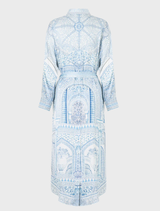 The Hum Of The Alhambra Shirt Dress - Back Button Details
