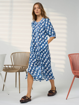 Vision Shirt Dress - Denim Multi