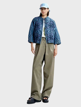 Jatropha Cotton Jacket - Nile Blue