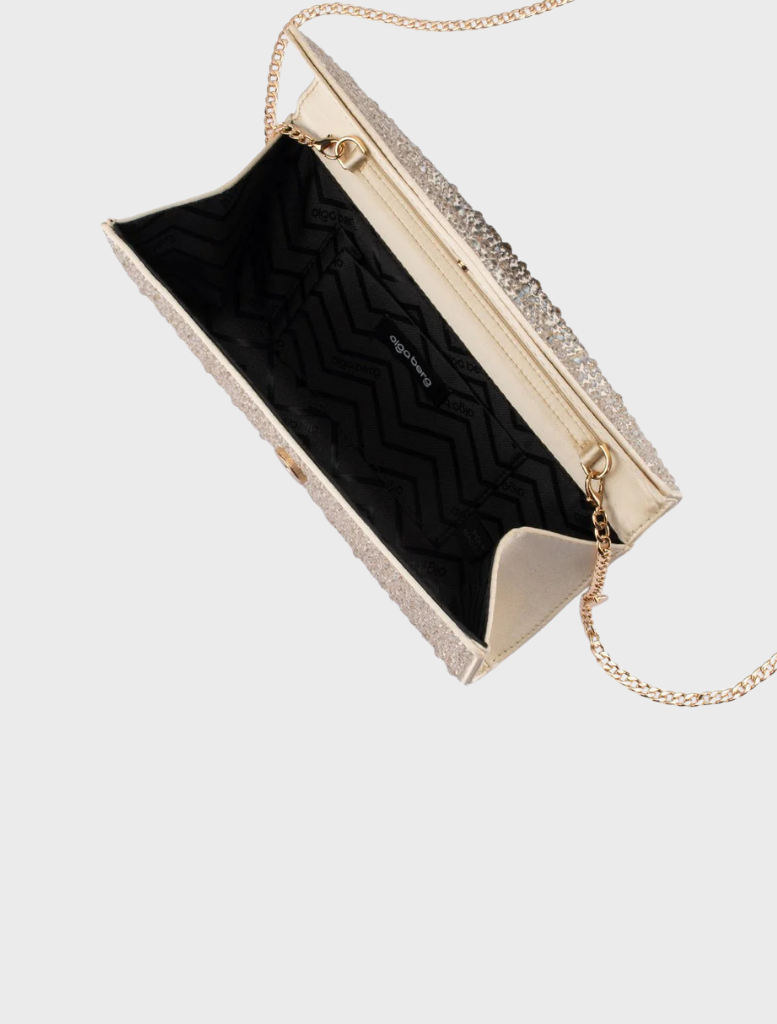 Emma Crystal Clutch - Champagne
