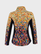 Rubble Zip Jacket - Navy / Orange / Multi