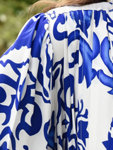Now And Then Dress - Blue Tile