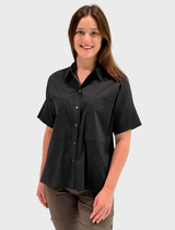 Stud Shell Shirt - Black