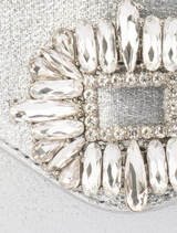 Antonia Envelope Clutch - Silver