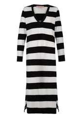 Sundays Best Dress - Black Stripe
