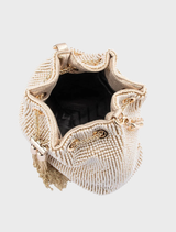 Miranda Top Handle - Pearl/Gold