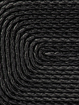 Martina  Rope Clutch - Black