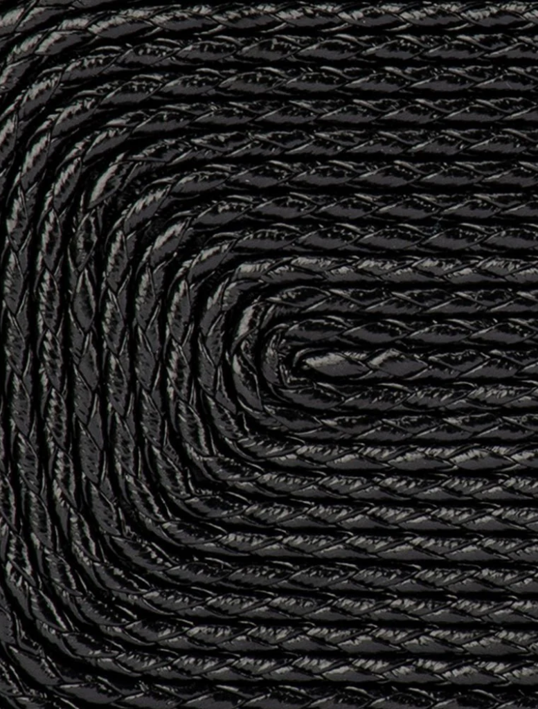 Martina  Rope Clutch - Black