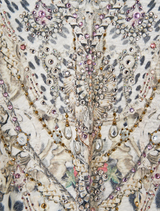 Jersey V Neck Batwing Kaftan - Marble Heaven