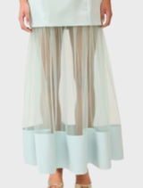 Marcella Strapless Gown - Seagreen