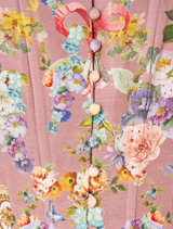 Corset Dress With Long Flared Skirt - Chamber Of Blooms