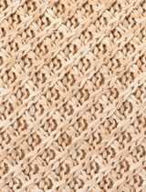 Anna Woven Clutch - Natural