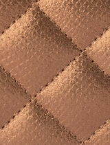 Zoey Quilted Clutch - Copper
