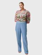Wren Lace Cotton Slub Shirt - Azalea Fields