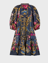 Puff Sleeve Shirt Dress - Ornate On A Plate