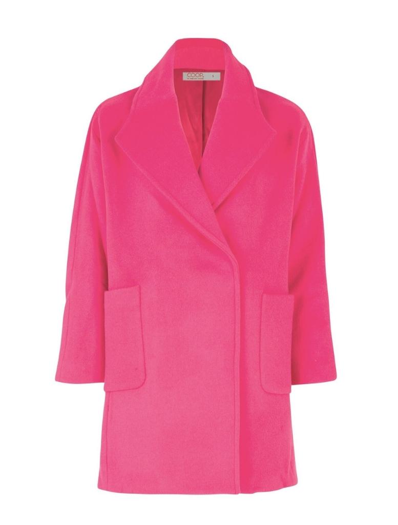 Copy of COOP  Bright Spark Coat- Hot Pink