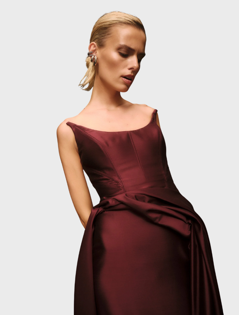 Adeline Gown - Wine