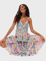 Jasmine Tiered Ruffled Skirt - Fairy Dust