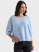 Eliza Tee - Mid Blue