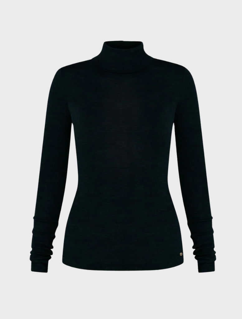 Base Layer Polo - Jet Black