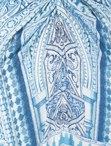 Long Split Front Twist Dress - The Hum Of The Alhambra