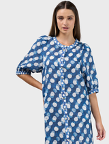 Vision Shirt Dress - Denim Multi