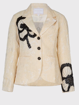 Jet Setter Jacket – Ivory/Black
