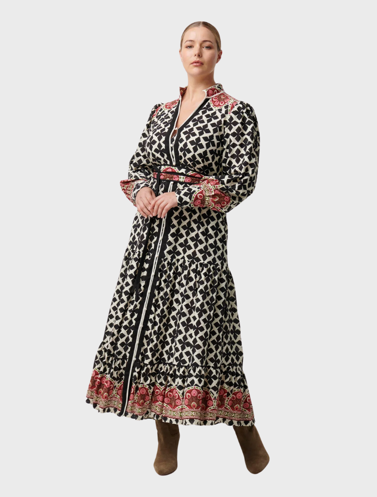 Marielle Linen Viscose Maxi Dress - Country Tapestry