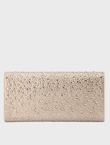 Emma Crystal Clutch - Champagne