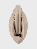 Catherine Gathered Clutch - Mink