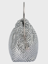 Whitney Crystal Top Handle - Silver