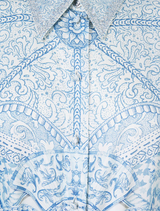 The Hum Of The Alhambra Shirt Dress - Back Button Details