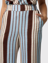 Willow Linen Viscose Pant - Iridescent Stripe