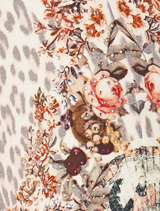 High Waisted Flared Trouser - Aranjuez Animalia