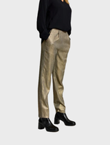 Beluca Straight Leg Trousers - Gold