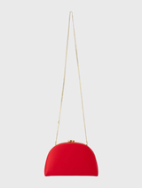 Celeste Curved Clutch - Red