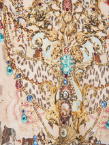 Side Split Jersey Tee - Aranjuez Animalia