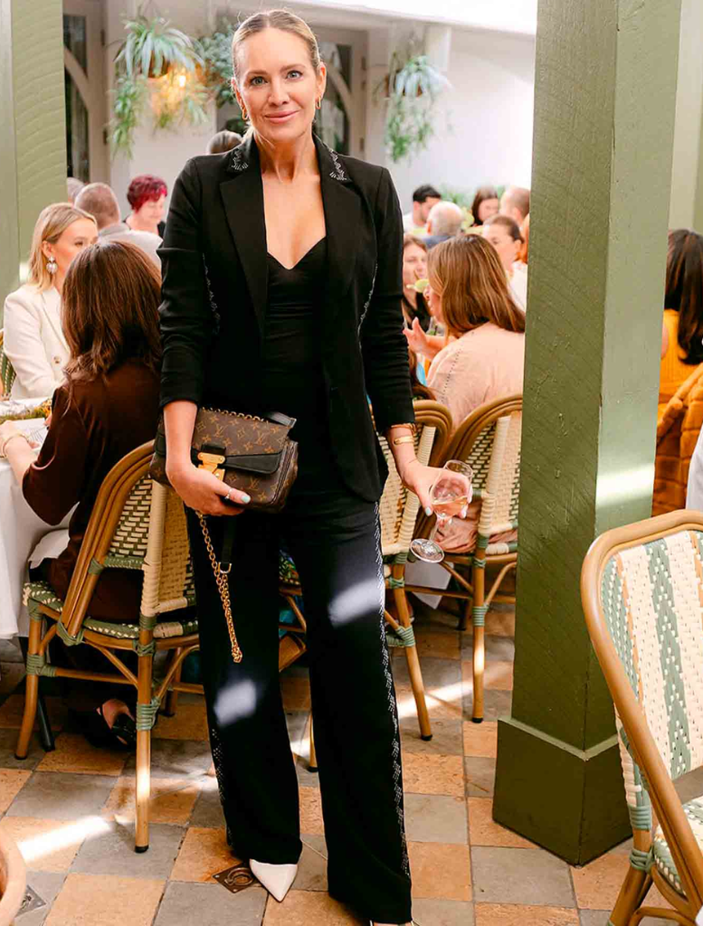 Elvira Viscose Stretch Crepe Pant - Onyx