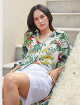 Just Press Play Shirt - Floral