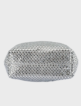 Whitney Crystal Top Handle - Silver